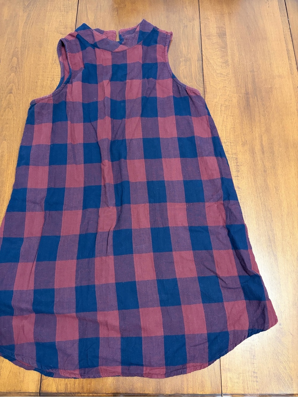 Altar’d state flannel Dress - Navy & Burgundy